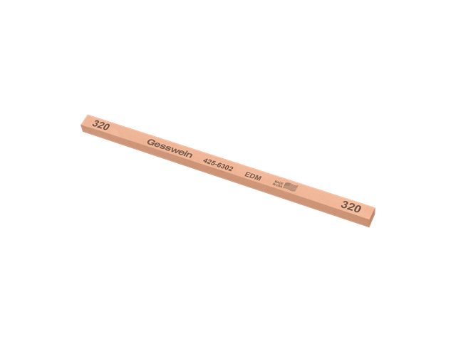 Pietra EDM 6x6x150mm, Grana 320 - Quadrata