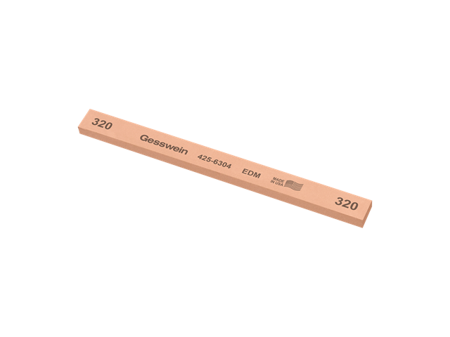 Pietra EDM 13x6x150mm, Grana 320 - Rettangolare