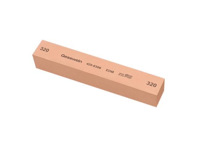 Pietra EDM 25x25x130mm, Grana 320 - Quadrata