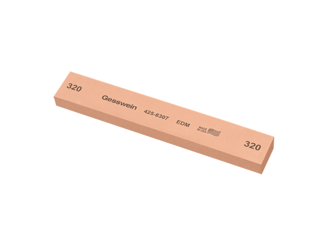 Pietra EDM 25x13x150mm, Grana 320 - Rettangolare