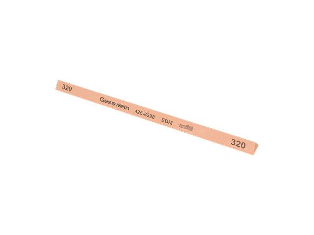 Pietra EDM 10x10x10x150mm, Grana 320 - Triangolare