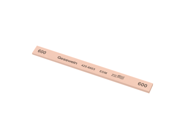 Pietra EDM 13x3x150mm, Grana 600 - Rettangolare