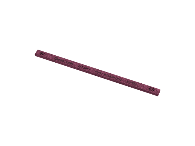 Ruby Rough Out stone 6x3x150mm, Grit 60 - Rectangular