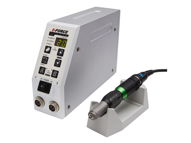 Set EIKO E-FORCE 8 composto da centralina e manipolo integrato 20.000rpm con pinza d. 3mm - OSS