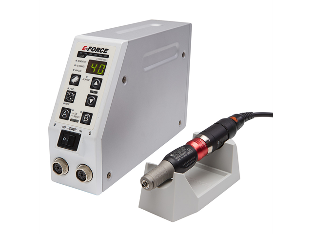 Set EIKO E-FORCE 6 composto da centralina e manipolo integrato 40.000rpm, pinza d. 3mm - OSS