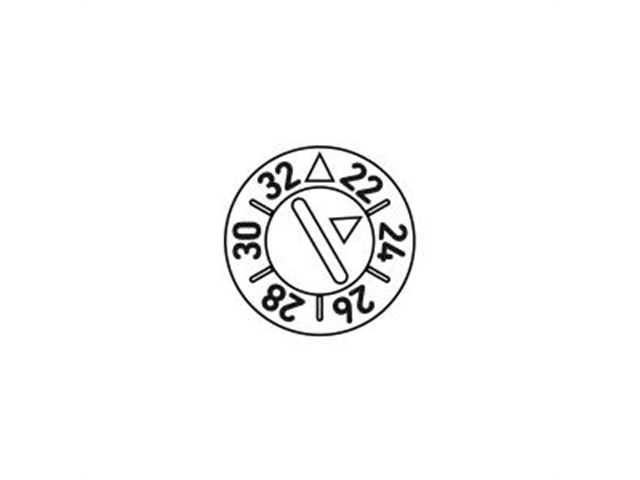 Inserto Serie 9000, d. 4,2mm per datari d. 6mm, con anno+10 anni