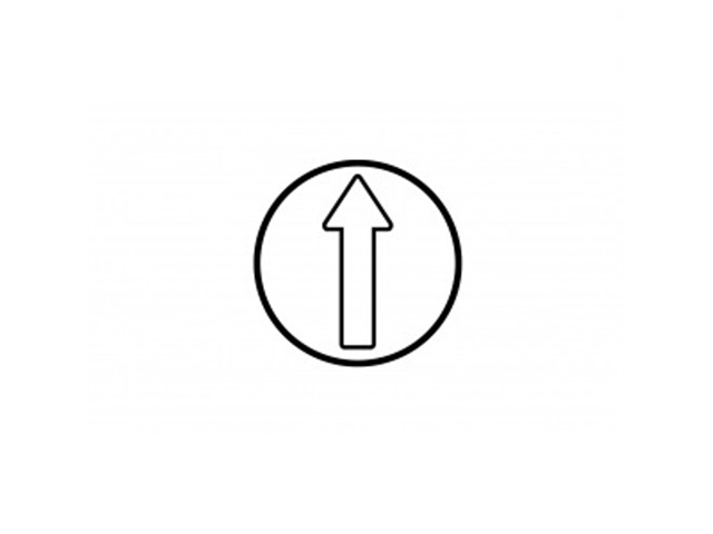 Inserto Serie 2300, d. 3,1mm per datari d. 6mm, con solo freccia