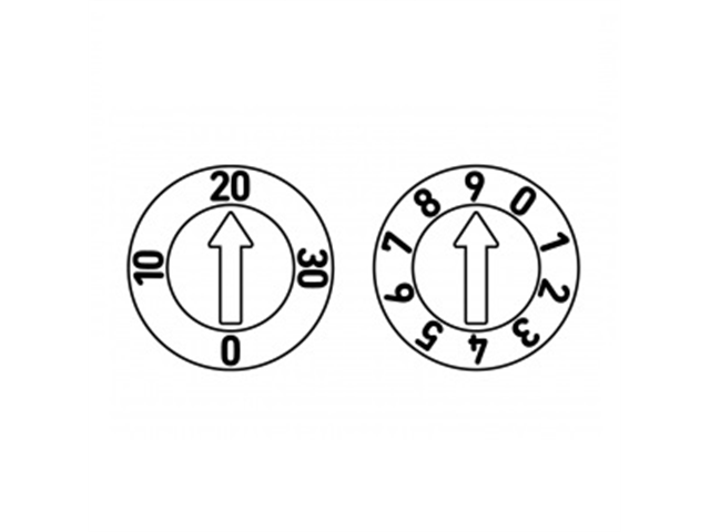 Date Series 1000, d. 3mm, with day