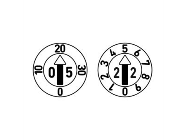 Datario Serie 7000, d. 12mm, con giorni+mese+anno