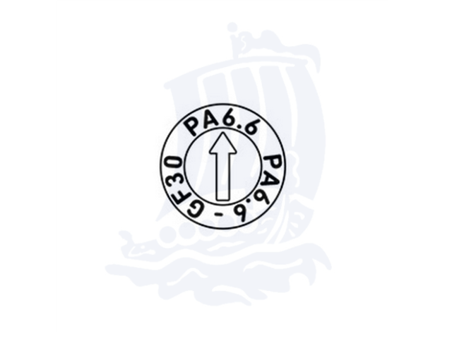 Datario Serie 1300, d. 16mm, con freccia+simbolo