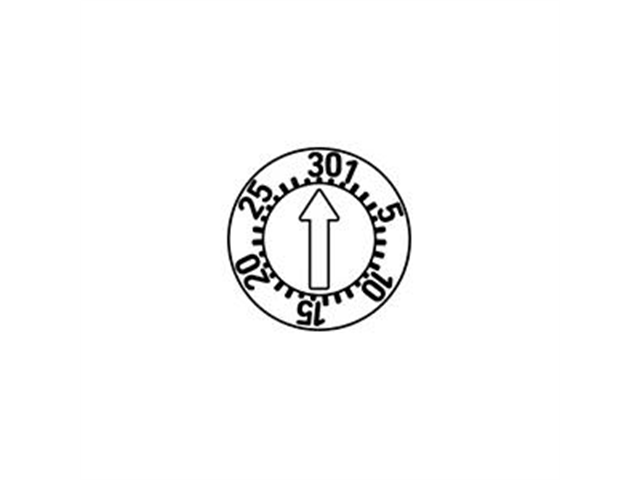 Datario Serie 5000, d. 6mm, con giorni 1-31