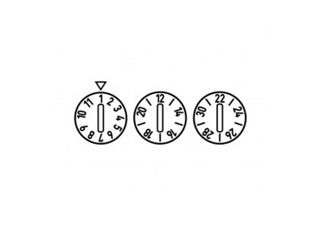 Inserto Serie 3000, d. 8mm, giornaliero