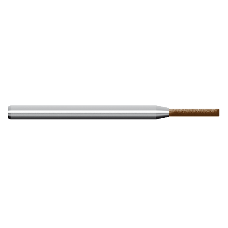 Moletta in ceramica 80S, d. 1,0x9mm, Grana 300 - Marrone - Gambo d. 3mm