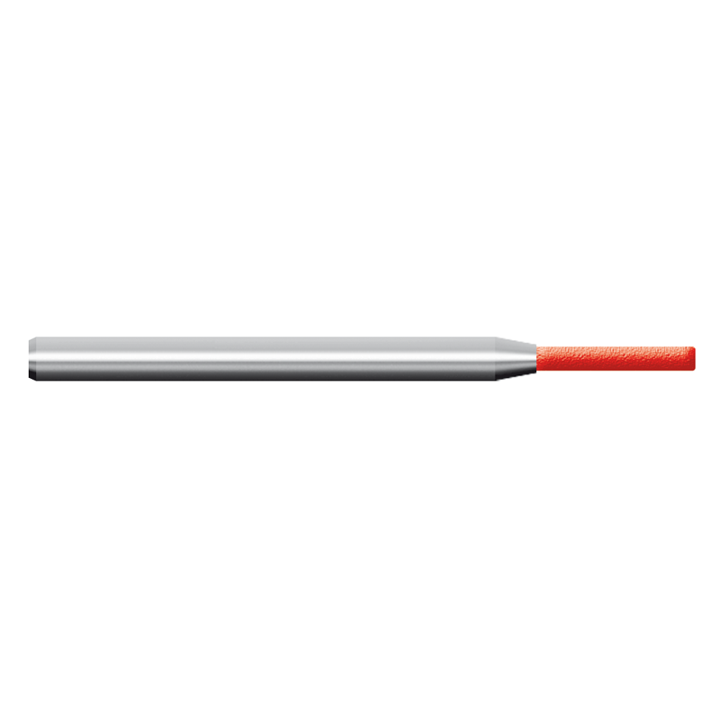 Moletta in ceramica 80S, d. 1,0x9mm, Grana 1200 - Rossa - Gambo d. 3mm