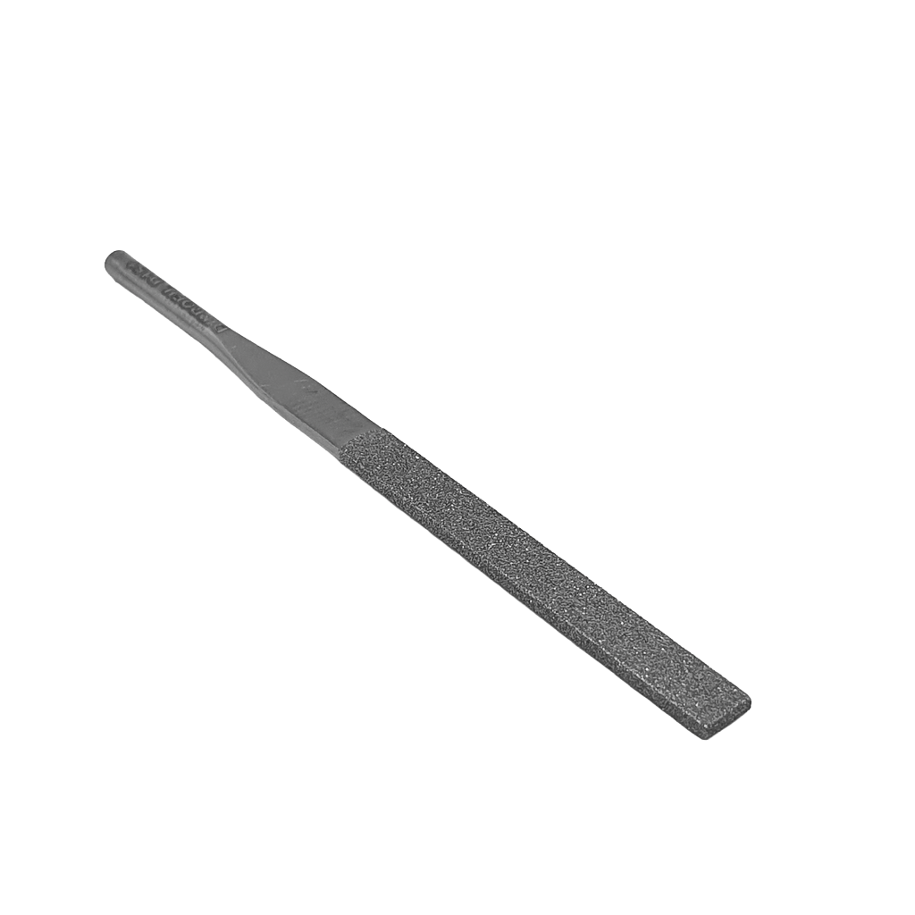 Lima diamantata DLE-11-D151, 5x2mm, piatta parallela - Gambo d. 3mm