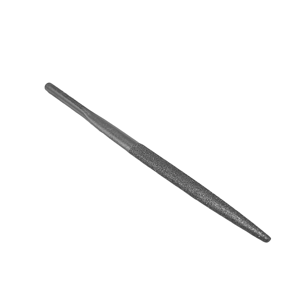 Lima diamantata DLE-4-D151, 5x2mm, foglia di salvia - Gambo d. 3mm