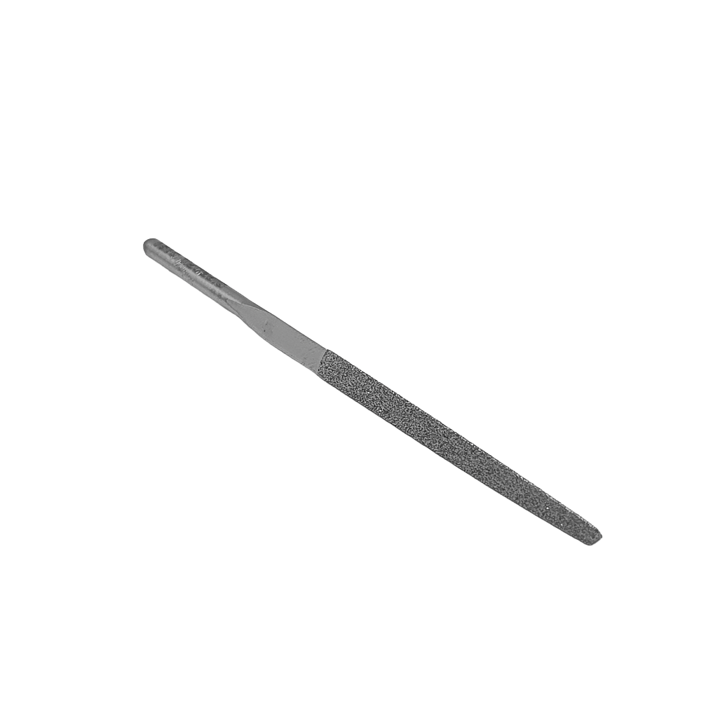 Lima diamantata DLE-5-D151, 3,5x3,5x3,5mm, triangolare - Gambo d. 3mm