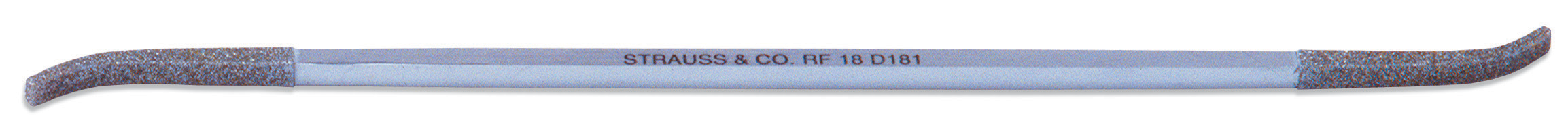 Lima diamantata, 3,1x2,9x155mm, RF18, grana D126 - Piatta parallela