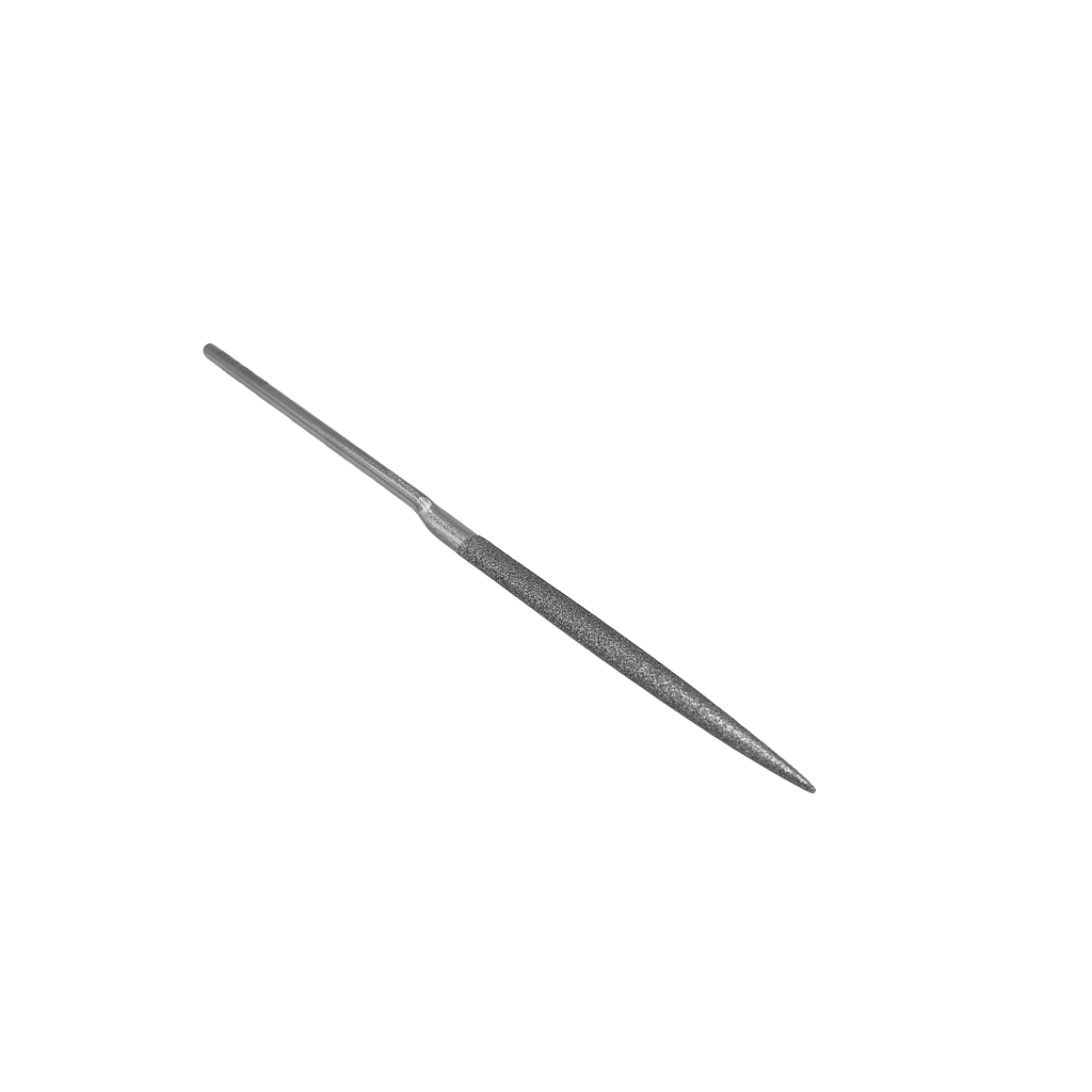 Lima diamantata DLH-30-D151, 5,6x1,9mm, a punta - Gambo d. 3mm