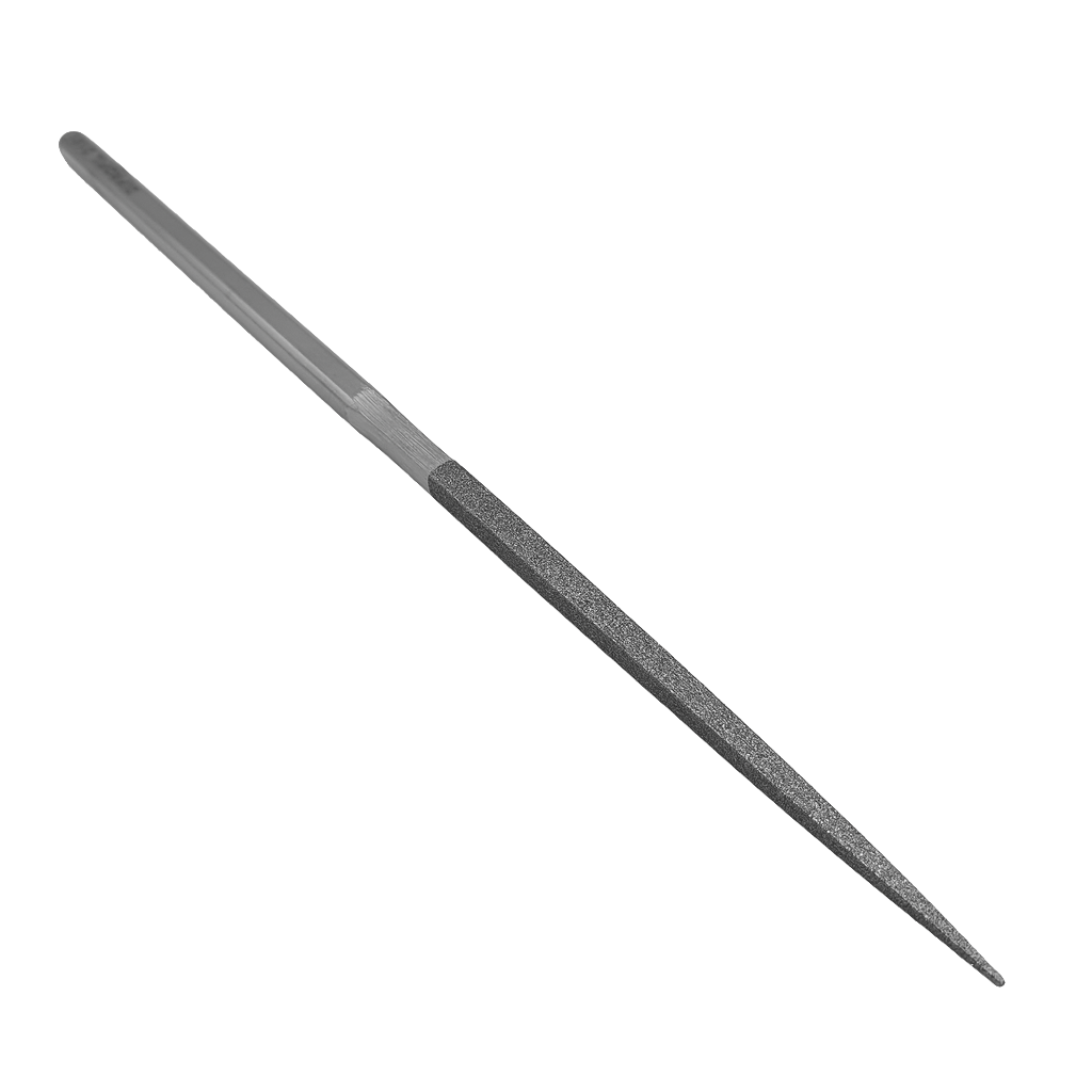 Lima diamantata DLG-5-D151, 5,5x5,5mm, a punta - Gambo 6x6mm
