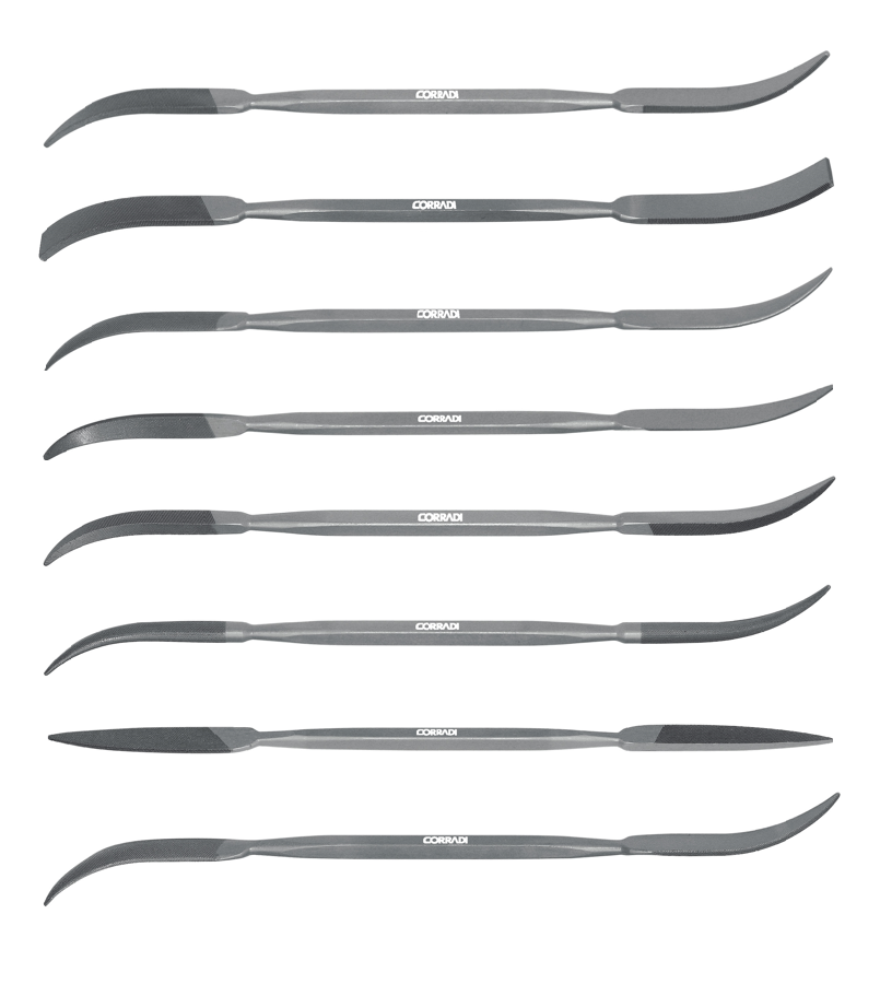 Assortimento lime doppie Rifloirs, lunghezza 190mm, acciaio - Taglio 0