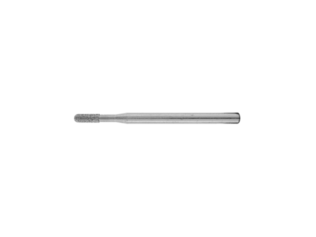 Strumento rotativo diamantato, d. 2,5x10mm , BMA-25C, punta tonda - Gambo d. 3,0mm