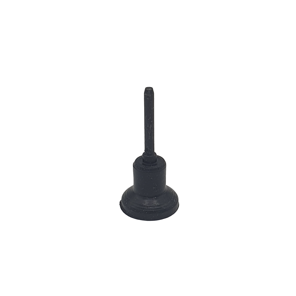 Supporto rotativo elastico R3-0,9H, d. 18mm, duro - Gambo d. 3mm - Conf. 5pz.