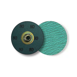 Disco tela con attacco SocAtt, d. 76mm, Grana 120, zirconio - Conf. 50pz.