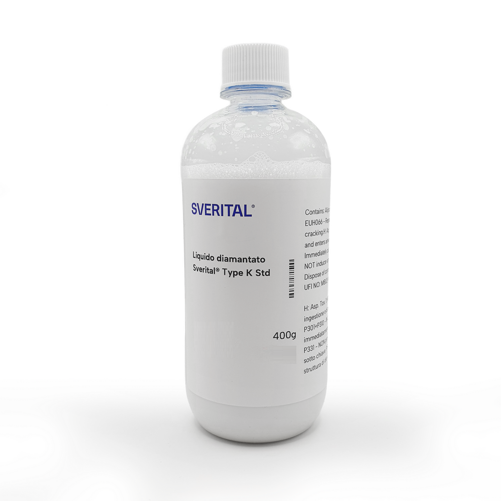 Liquido diamantato K 45my, concentrazione standard, 400gr (netti) - Bottiglia