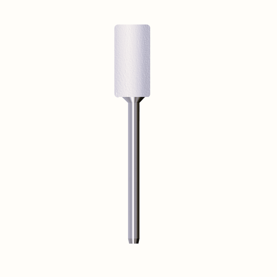Feltro rotativo morbido, d. 10x20mm, cilindrico - Gambo d. 3mm - Conf. 10pz.