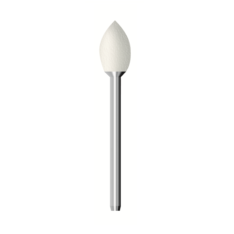 Feltro rotativo morbido, d. 9x15mm, goccia - Gambo d. 3mm - Conf. 10pz.