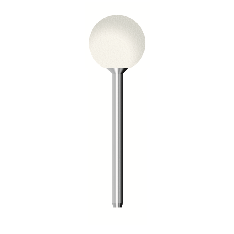 Feltro rotativo duro, d. 15mm, sfera - Gambo d. 3mm - Conf. 10pz.