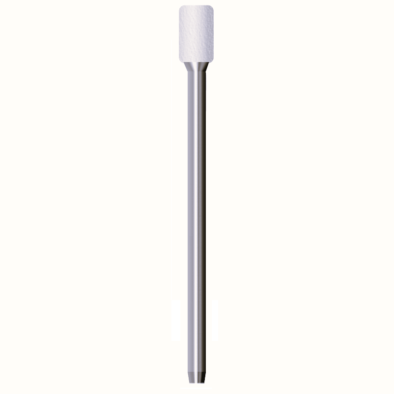 Feltro rotativo morbido, d. 8x10mm, cilindrico - Gambo d. 3mm x lung. 95mm - Conf. 10pz.