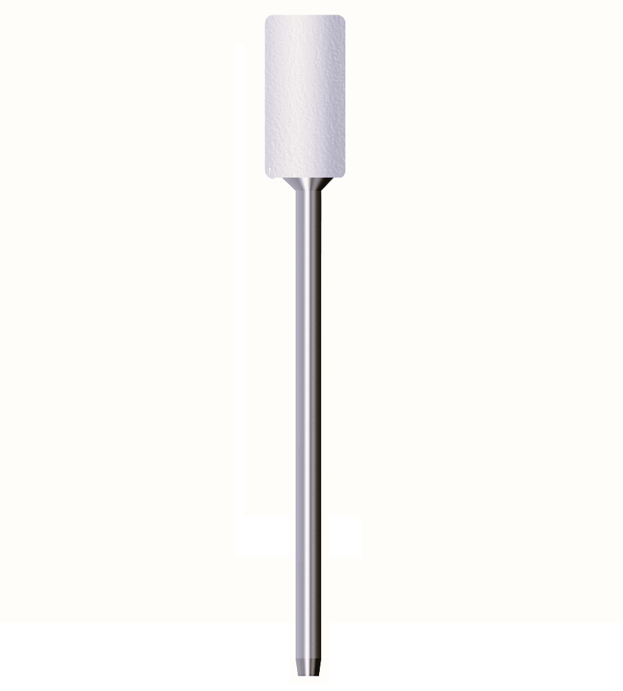 Feltro rotativo duro, d. 10x20mm, cilindrico - Gambo d. 3mm x lung. 90mm - Conf. 10pz.