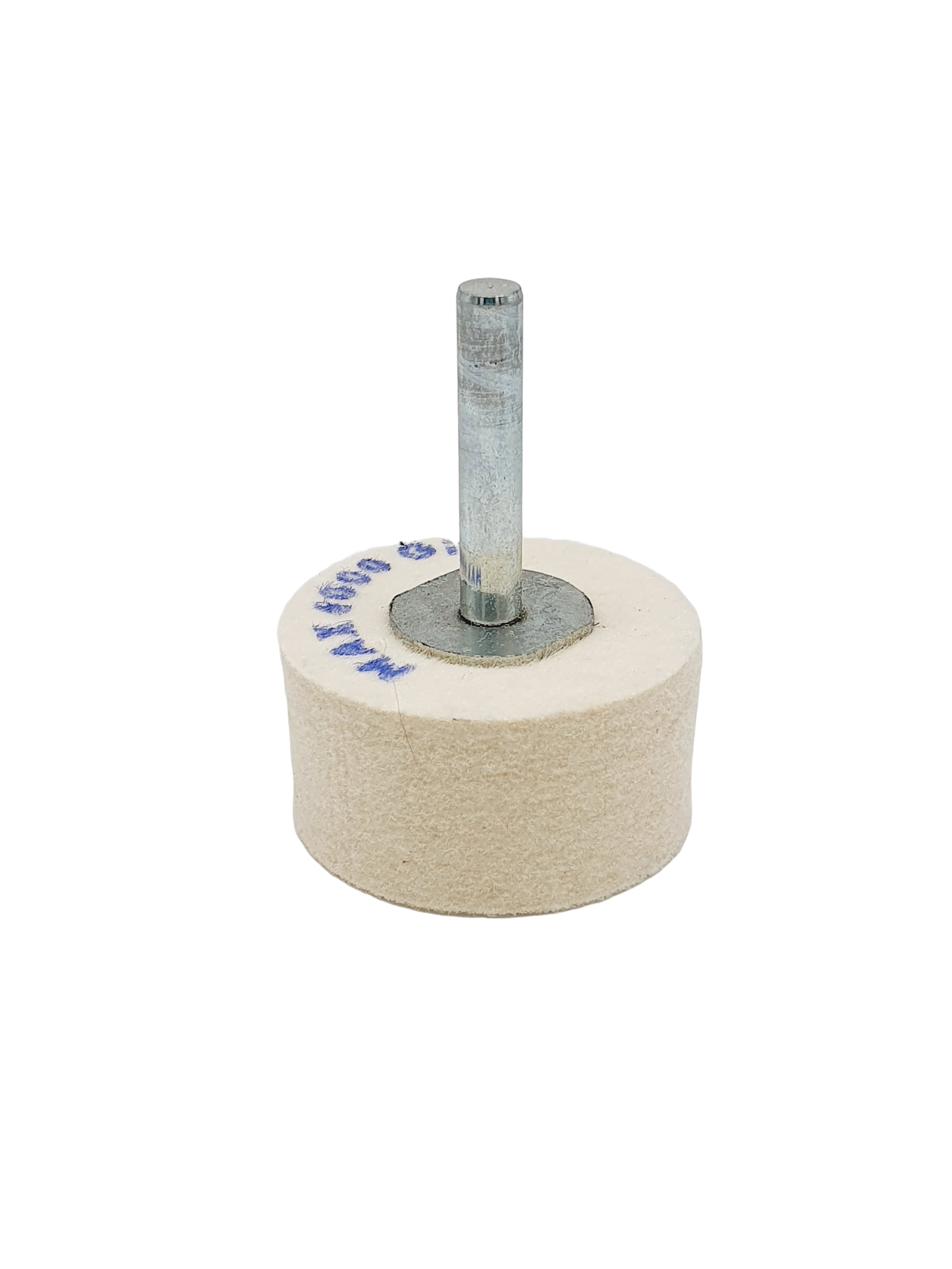 Ruota in feltro medio, d. 40x20mm - Gambo d. 6mm