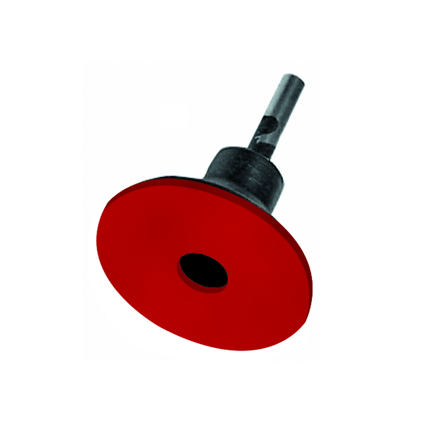 Lappatore rotativo in fibra, d. 12x1mm, con supporto elastico morbido - Gambo d. 3mm - Conf. 10pz.