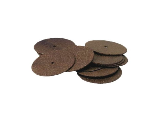Disco da taglio, d. 25x0,4mm, in corindone - Foro d. 2,0mm - Conf. 100pz.