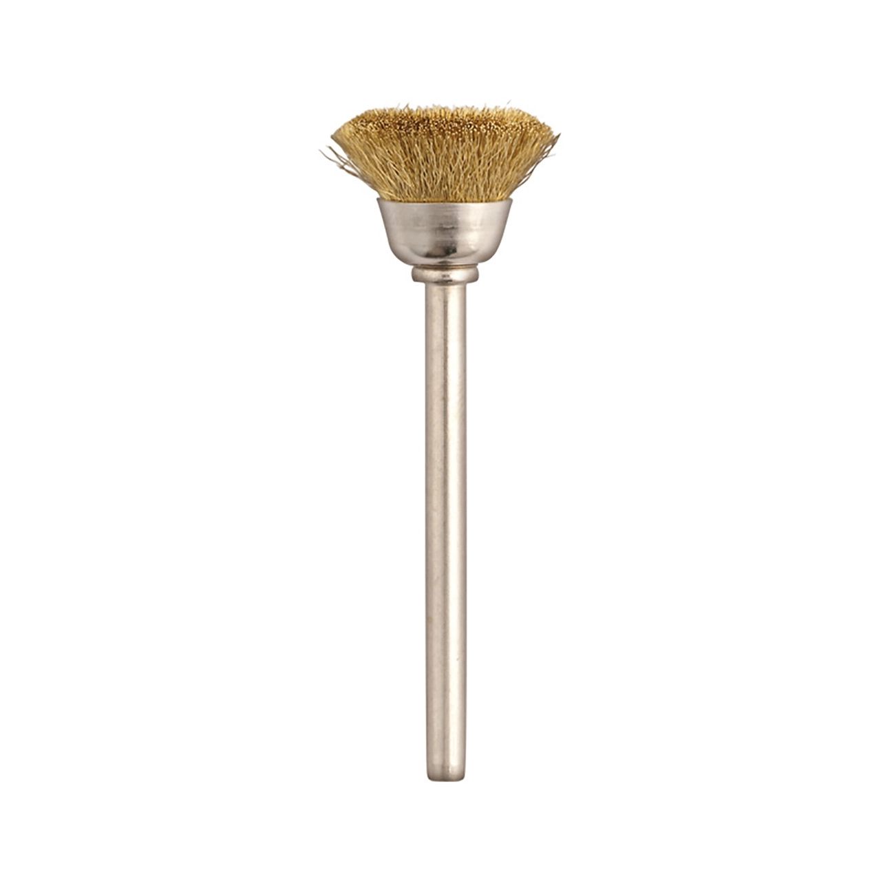Spazzolino a coppa Sverital, d. 14x6mm, ottone - Gambo d. 2,35mm - Conf. 10pz.