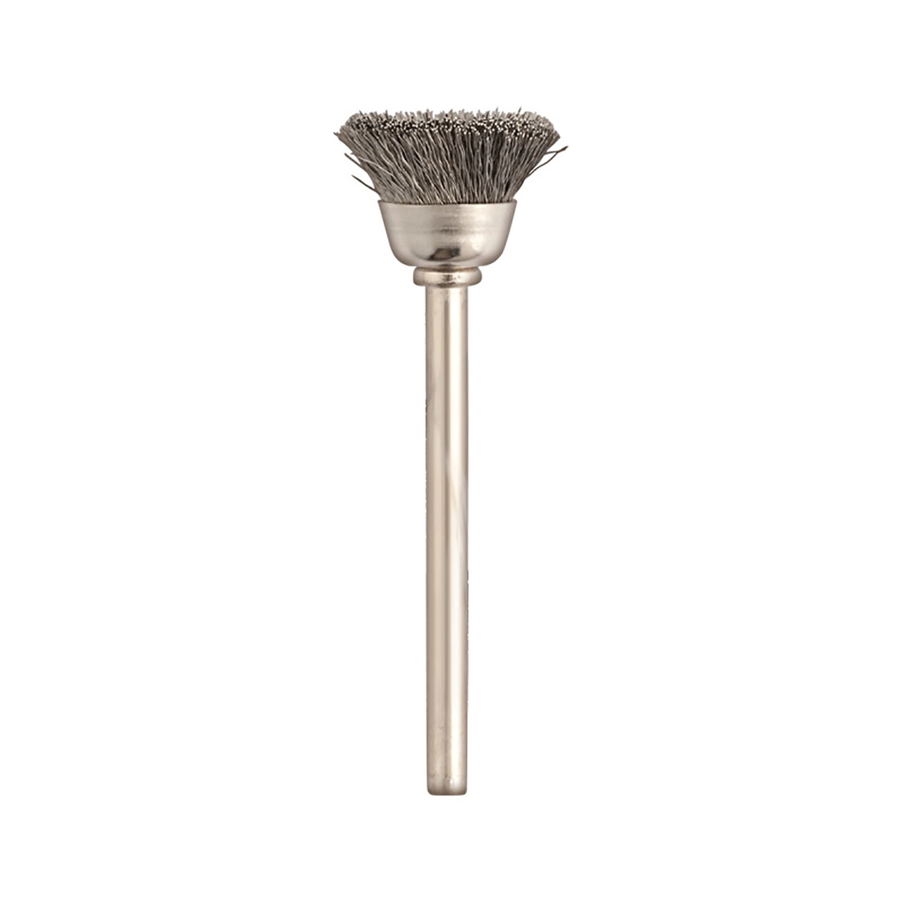 Spazzolino a coppa Sverital, d. 14x6mm, acciaio - Gambo d. 2,35mm - Conf. 10pz.