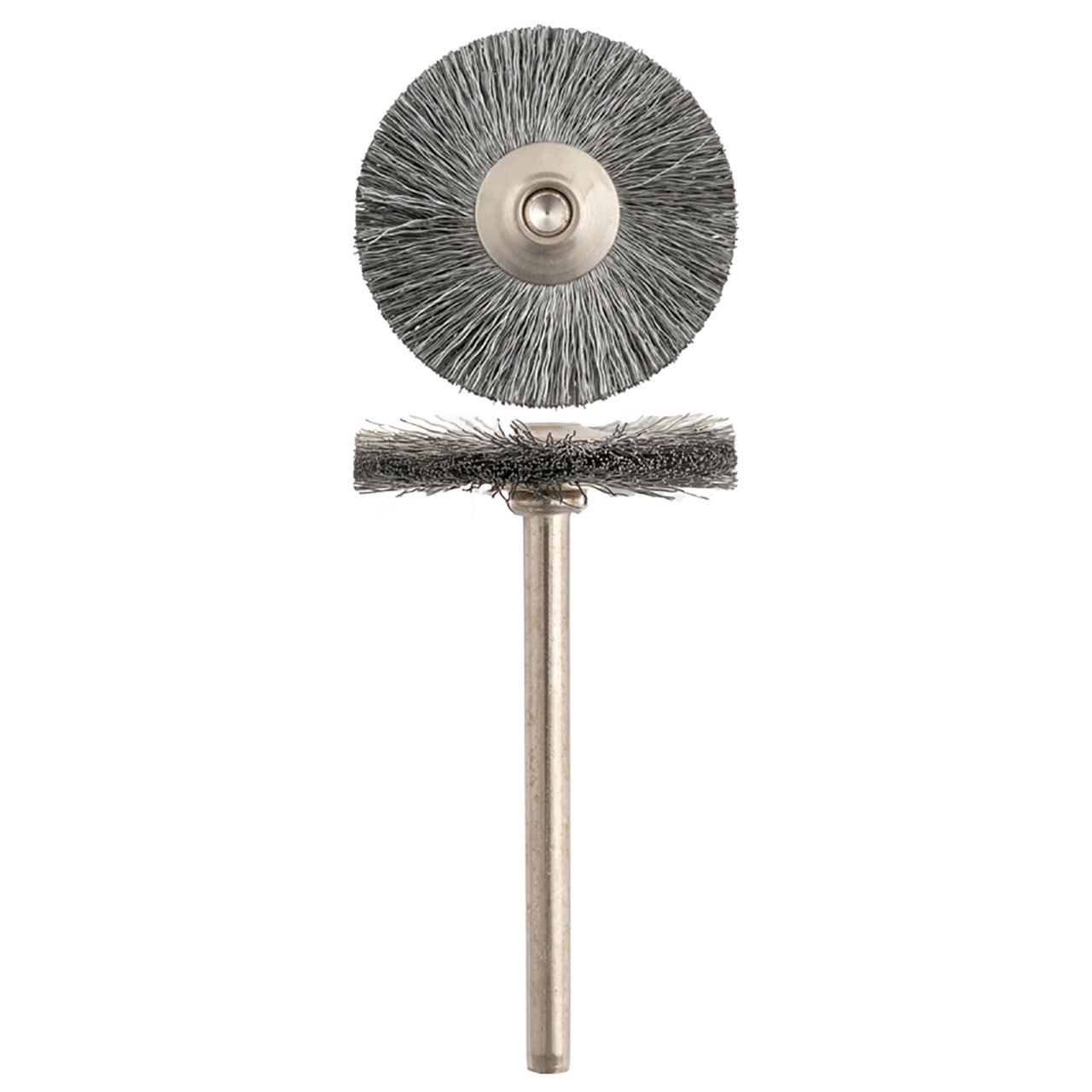Spazzolino a disco Sverital, d. 21x5mm, acciaio - Gambo d. 3mm - Conf. 10pz.