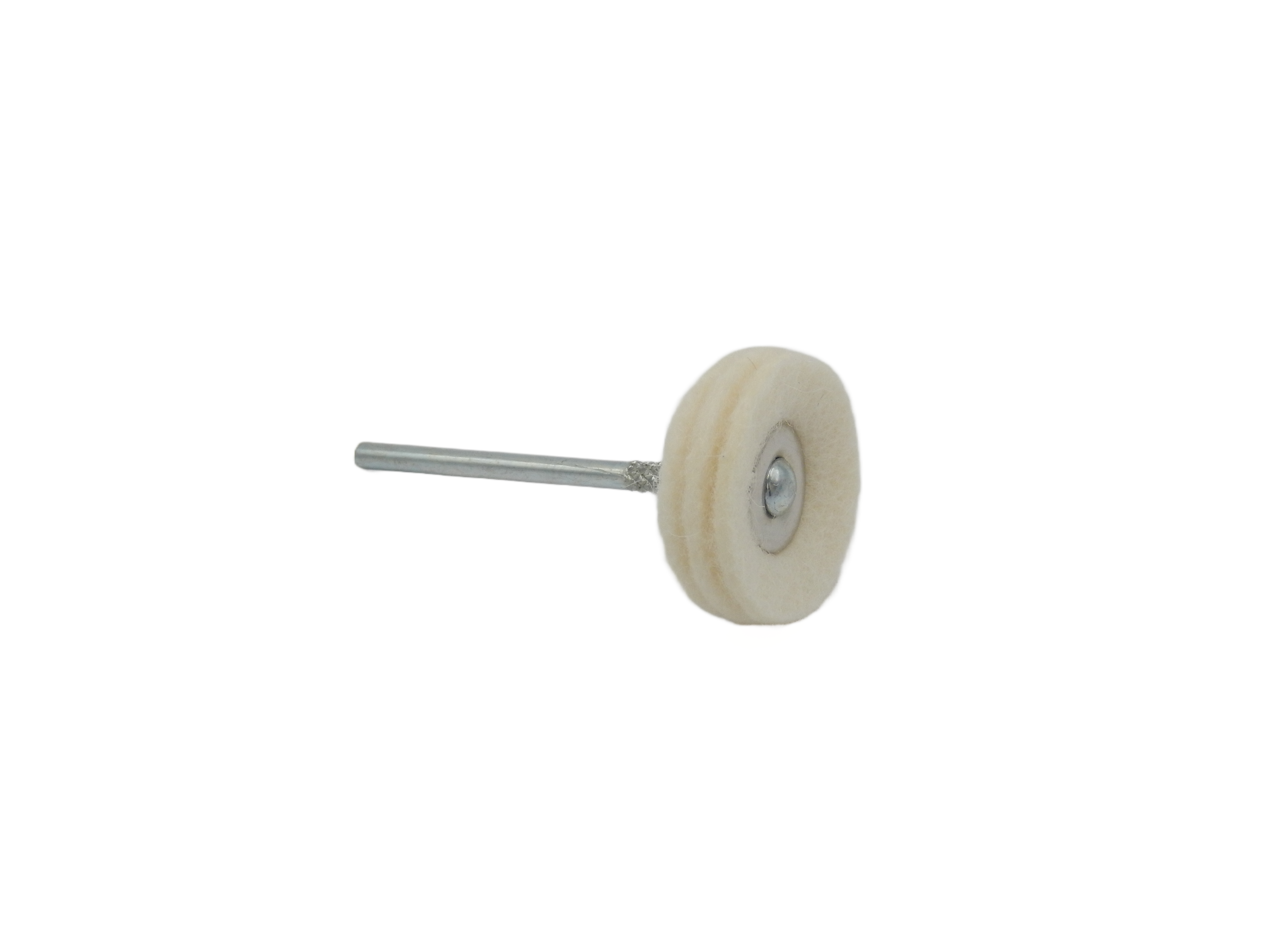 Spazzolino a 3 strati in feltro morbido, d. 21mm - Gambo d. 2,35mm - Conf. 10pz.