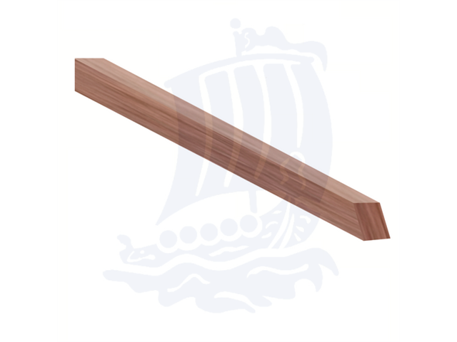 Stecca in legno duro, 4,5x4,5x150mm, faggio, quadrata - Conf. 10pz.