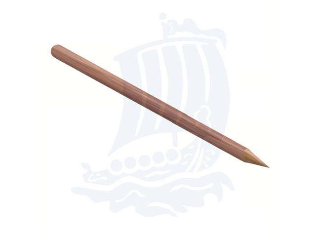 Stecca in legno duro, d. 6,0x150mm, faggio, tonda - Conf. 10pz.