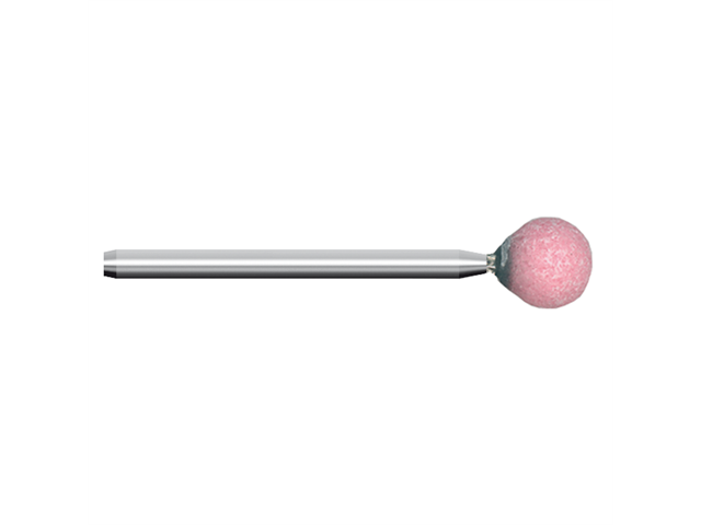 Mola Normek, d. 8mm, Grana 60, sferica - Gambo d. 3mm - Conf. 50pz.