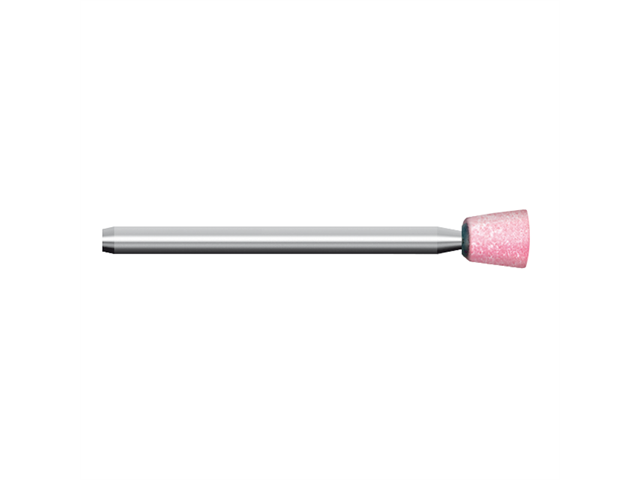 Mola Normek, d. 6x7mm, Grana 60, cono rovesciato - Gambo d. 3mm - Conf. 50pz.