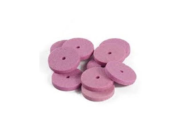 Mola Normek, d. 24x3mm, Grana 100, dischetto - Senza gambo - Conf. 50pz.