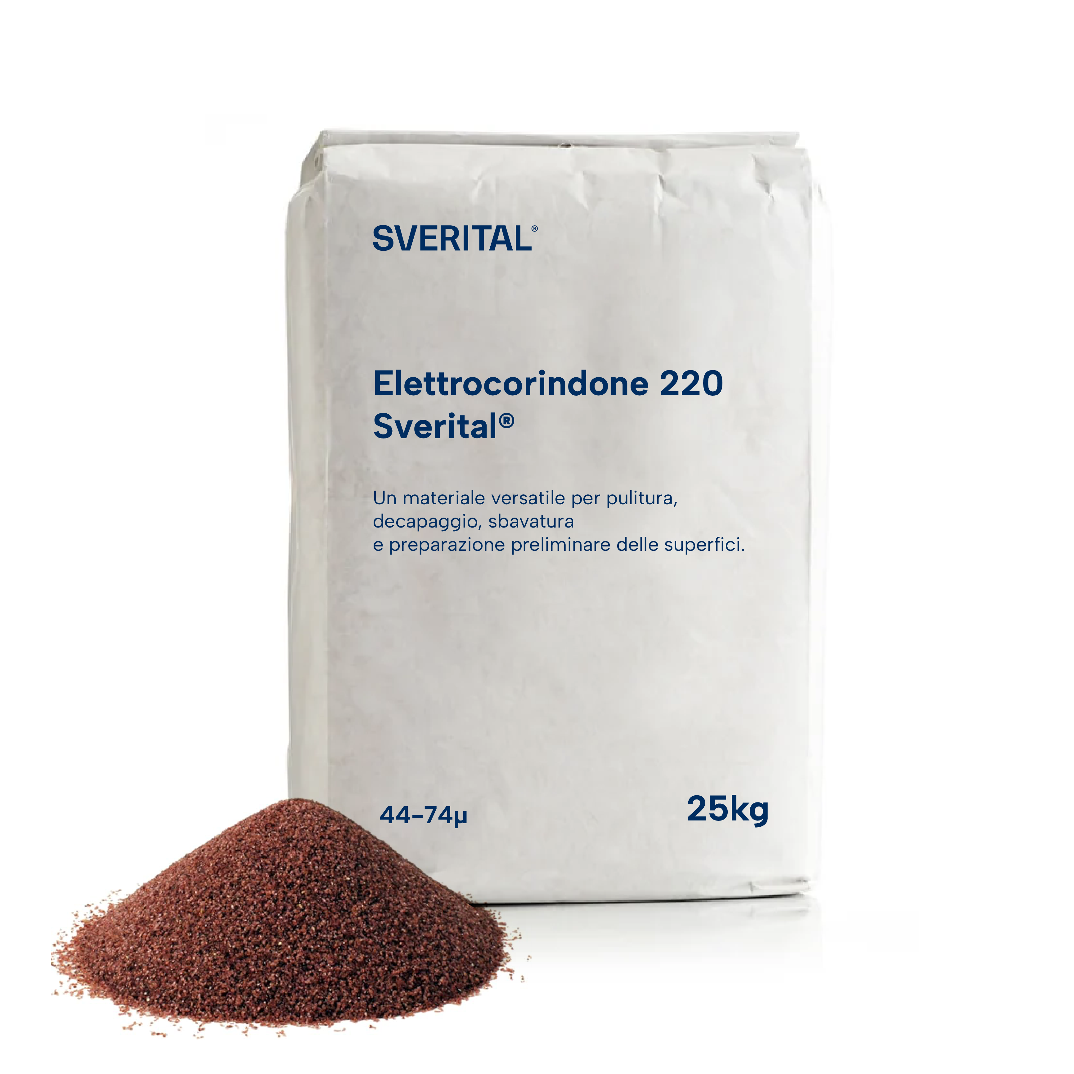 Elettrocorindone 220, Grana 44-74my - Conf. 25kg