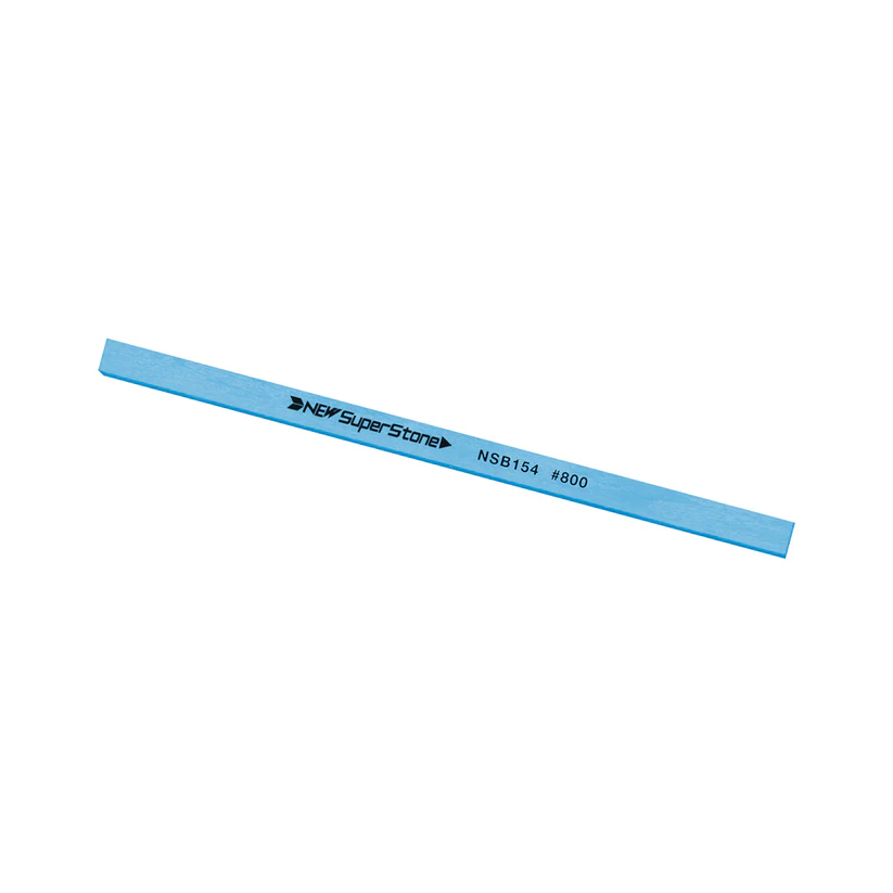 Ceramic stone 1,5x4x150mm, Grit 800 - Blue - Flat - Long version