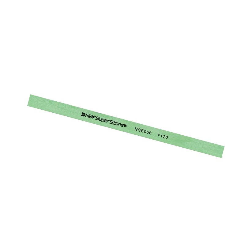 Ceramic stone 0,5x6x150mm, Grit 120 - Emerald - Flat - Long version