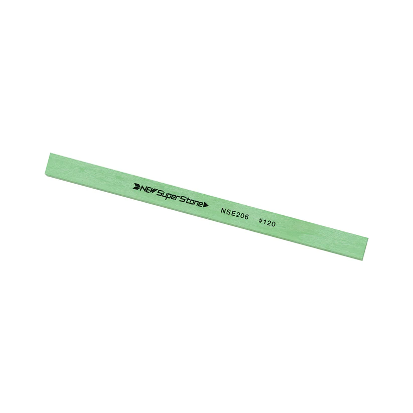 Ceramic stone 2,0x6x150mm, Grit 120 - Emerald - Flat - Long version